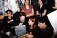 Not a Normal Girl, Seth Green, Alyson Hannigan, AKABecker, standing: Phred, hilary