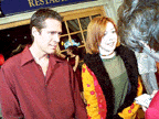 Alyson Hannigan and Alexis in England