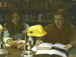 Cordelia and Willow at the library: My dad locked himself in the bathroom with his old Esquires