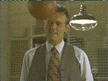 Giles hit by the ball