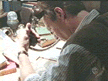 Giles on the phone