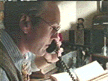 Giles on the phone