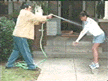 Xander hoses down Cordelia