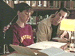 Xander and Cordelia at the library